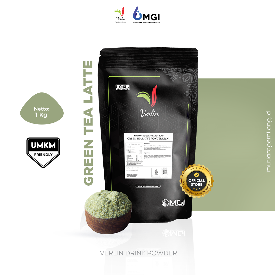 VERLIN Drink Powder Green Tea Latte