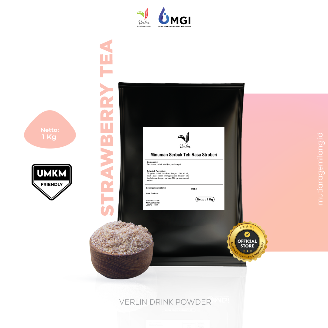 VERLIN Drink Powder Strawberry Tea