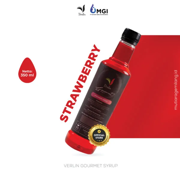 VERLIN Gourmet Syrup Strawberry